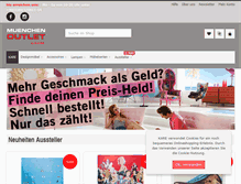 Tablet Screenshot of muenchenoutlet.de